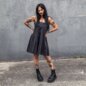 Ragged Priest Dilemma Dress (Charcoal) | Alternative Clothing