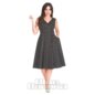 Banned Sleeveless Polka Dot Dress (Black)