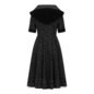 Banned Halloween Night Tara Midi Dress (Black) | Blue Banana