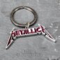 Official Metallica Logo Keyring (Red) | Band Merch Gifts