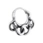 Ohrklicker mit Schlangenmotiv aus Chirurgenstahl von Blue Banana (Silber) | Piercingschmuck