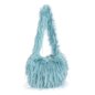 Blue Banana Long Fur Bag (Turquoise) | Alternative Accessories