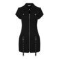 Banned Brillo Glamuroso Vestido (Negro) | Blue Banana