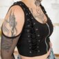 Chemical Black Ausha Top (Black) | Alternative Tops