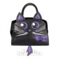 Banned Mystic Cat Alternative Handbag (Black/Purple) | Alternative Accessories