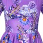 Bleeding Heart Blumen Swing-Kleid (Lila) | Blue Banana