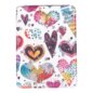 Espejo de maquillaje compacto plegable (corazones divertidos) | Lentes de contacto de colores
