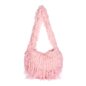 Blue Banana Long Fur Bag (Baby Pink) | Alternative Accessories