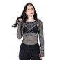 Poizen Industries Sabrina Black Harness | Gothic Punk Fashion