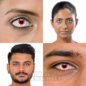 Reaper Farbige Kontaktlinsen mit Sehstärke, Red Blood Contacts UK