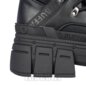 Buffalo Gospher Mid Boot (Black) | Alternative Platform Boots