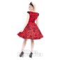 H&R London Flock Dress (Red) | Vintage Mini Dresses
