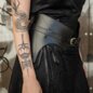 Gürtel mit Fledermausflügeln von Blue Banana (Schwarz) | Alternative Accessoires