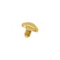 Blue Banana Plasma 3mm Microdermal Top (Gold) | Piercing Jewellery Blue Banana