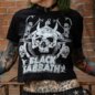 Black Sabbath Dancing Ladies Crop T-Shirt (Black) | Cropped Band Tees