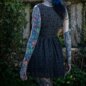 Killstar Mortalis Mini Dress (Charcoal) | Killstar Clothing