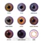Violet Rose Tri Tone 90 Tage Farbige Kontaktlinsen, Natürliche Augenlinse