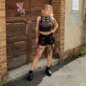 Heartless Thornchant Top (Black/Pink) | Alternative Clothing