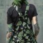 Hell Bunny Gaia Dungarees (Black) | Gothic Summer Clothing