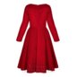 Bleeding Heart Velvet Midi Dress | Vintage Fashion
