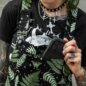 Hell Bunny Gaia Dungarees (Black) | Gothic Summer Clothing