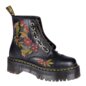 Dr Martens Floral Wanama Sinclair Boot (Black) | Alternative Boots