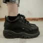Buffalo Classic Trainer (Black) | Alternative Platform Shoes