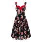 Hell Bunny Yuna Midi Dress (Black) | Alternative Dress, Gothic Clothing
