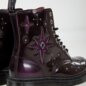 Dr Martens 1460 Wg Arcadia Velvet Boots (Purple) | Autumnal Bootss