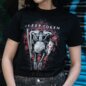 Official Sleep Token The Love You Want Crop Top (Black) | Band Merchandise Blue Banana