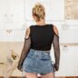 Chemical Black Ausha Top (Black) | Alternative Tops