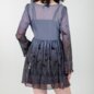 Hell Bunny Ecclesia Mini Dress (Grey) | Alternative Fashion, Goth Clothing