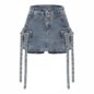 Banned Denim Dita Shorts (Blue) | Alternative Fashion, Goth Clothing
