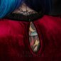 Hell Bunny Mourning Dress (Burgundy) | Blue Banana