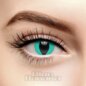Katzenaugen-Tageskontaktlinsen in Aquablau für einen Tag, Coloured Contacts UK