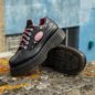 Dr Martens Buzz 5I Milled Gloss Shoe (Black) | Alternative Shoes