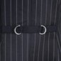 Abito a righe gessate Banned X Blue Banana (nero) | Mini abito gotico