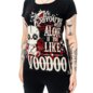 Cupcake Cult Ritual Bunny T-Shirt (Black/Red) | Alternative Print T-Shirt