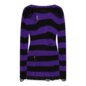 Banned Indira Pullover (Schwarz/Lila) | Blue Banana