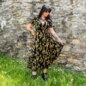 Banned Carol Golden Hour Wrap Dress (Black) | Alternative Fashion, Goth Clothing