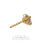Blue Banana Plasma Gold Lab Diamond 3mm Threadless Top (Gold) | Blue Banana Piercing