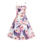 H&R London Blumen Ida Swing Kleid (Mehrfarbig)