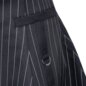 Abito a righe gessate Banned X Blue Banana (nero) | Mini abito gotico