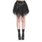 Banned Sable Black & Purple Chain Skirt | Witchy Skirts