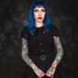 Hell Bunny Charming Blouse (Black) | Blue Banana