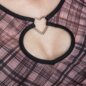 Banned Cupid Clash Mesh Top (Black & Pink) | Banned Alternative Clothing
