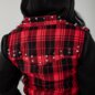 Heartless Evilyn Red & Black Check Jacket | Blue Banana UK