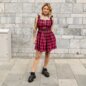 Chemical Black Nefeli Pinafore Dress (Pink) | Alternative Clothing