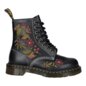 Dr Martens 1460 Floral Wanama Boot (Black) | Autumnal Footwear