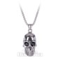 Blue Banana Skull Necklace (Silver) | Blue Banana